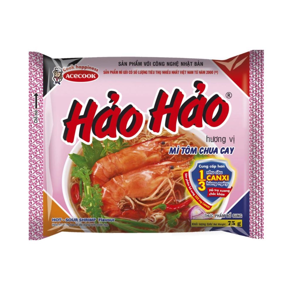 Mì Hảo Hảo Tôm Chua Cay 75G