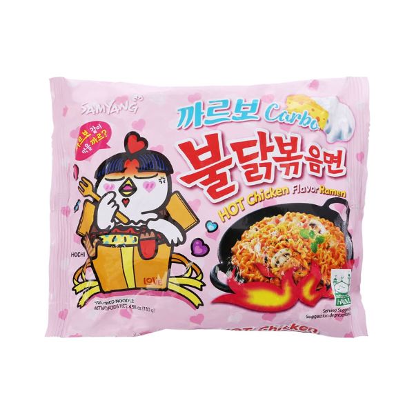 Mì Khô Gà Cay Carbonara Samyang 130G