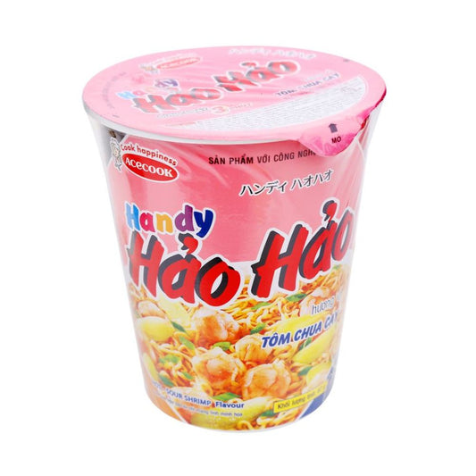 Mì Ly Handy Hảo Hảo Tôm Chua Cay 67G