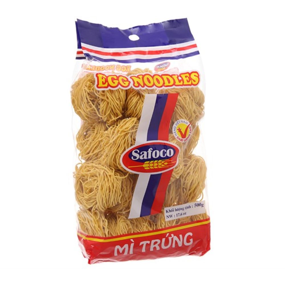 Mì Trứng Safoco Sợi Nhỏ 500G