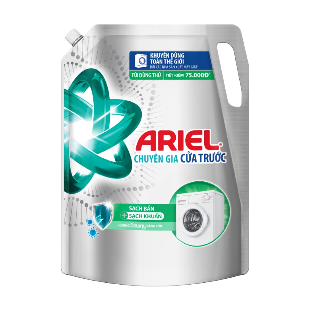 Nước Giặt Ariel Sạch Bẩn Hương Downy Nắng Sớm 2.5KG