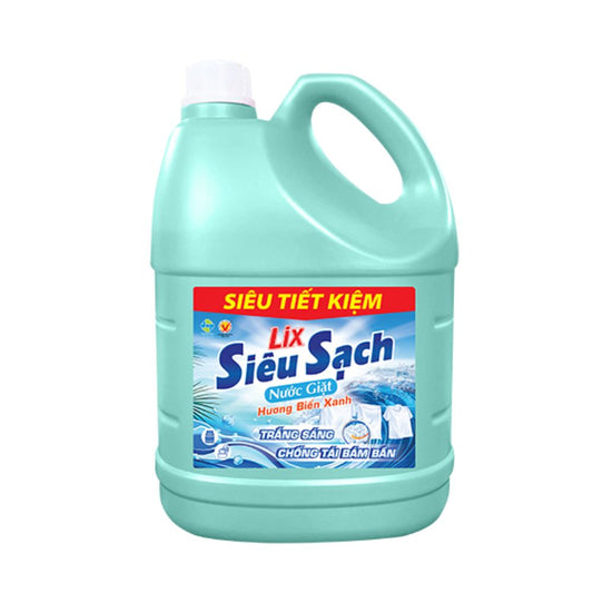Nước Giặt Lix Siêu Sạch Hương Biển Xanh 3.3KG