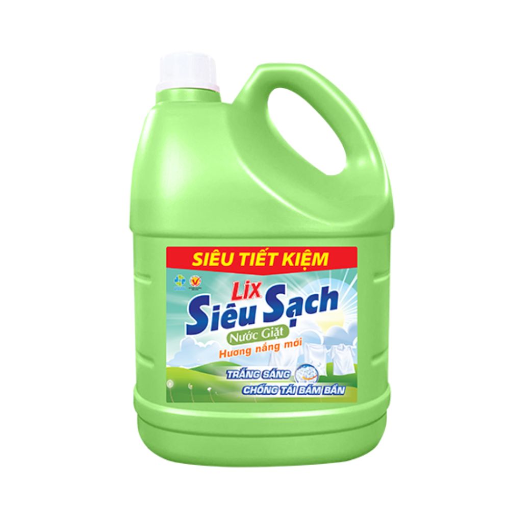 Nước Giặt Lix Siêu Sạch Hương Nắng Mới 3.3KG