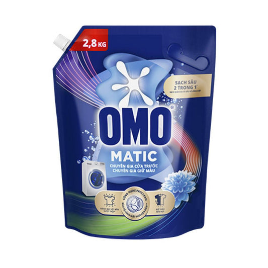 Nước Giặt Omo Máy Giặt Cửa Trước Chuyên Gia Giữ Màu 2.8KG