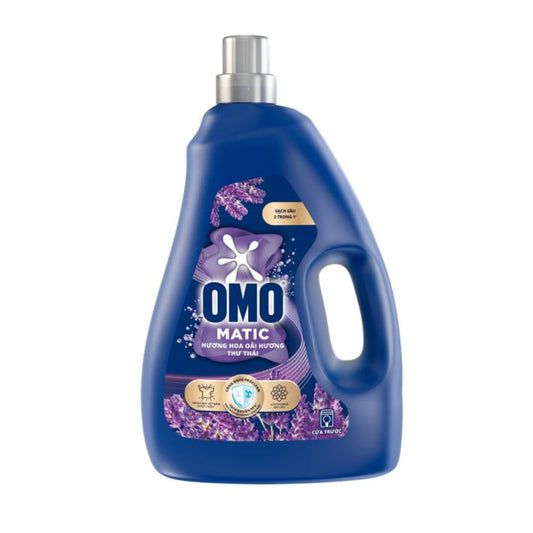 Nước Giặt Omo Máy Giặt Cửa Trước Hương Hoa Oải Hương Thư Thái 2.6KG