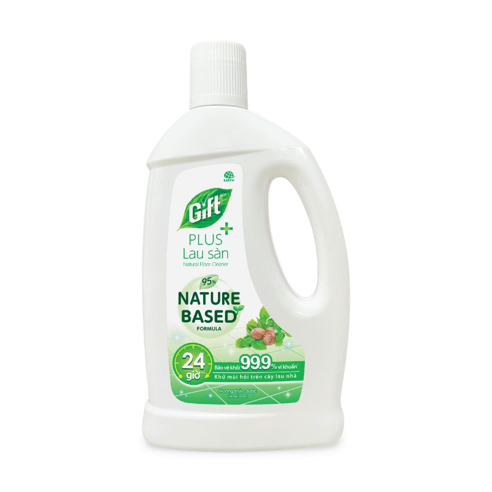 Gift Plus 天然抗菌地板清洁剂（草本香型）1升