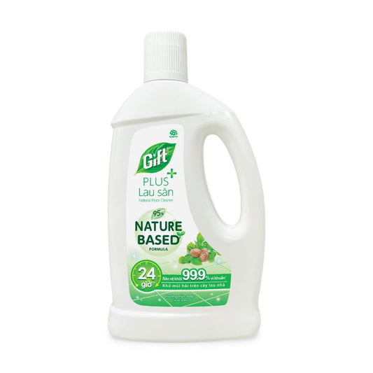 Nước Lau Sàn Gift Plus Kháng Khuẩn Thiên Nhiên Hương Thảo Dược 1L