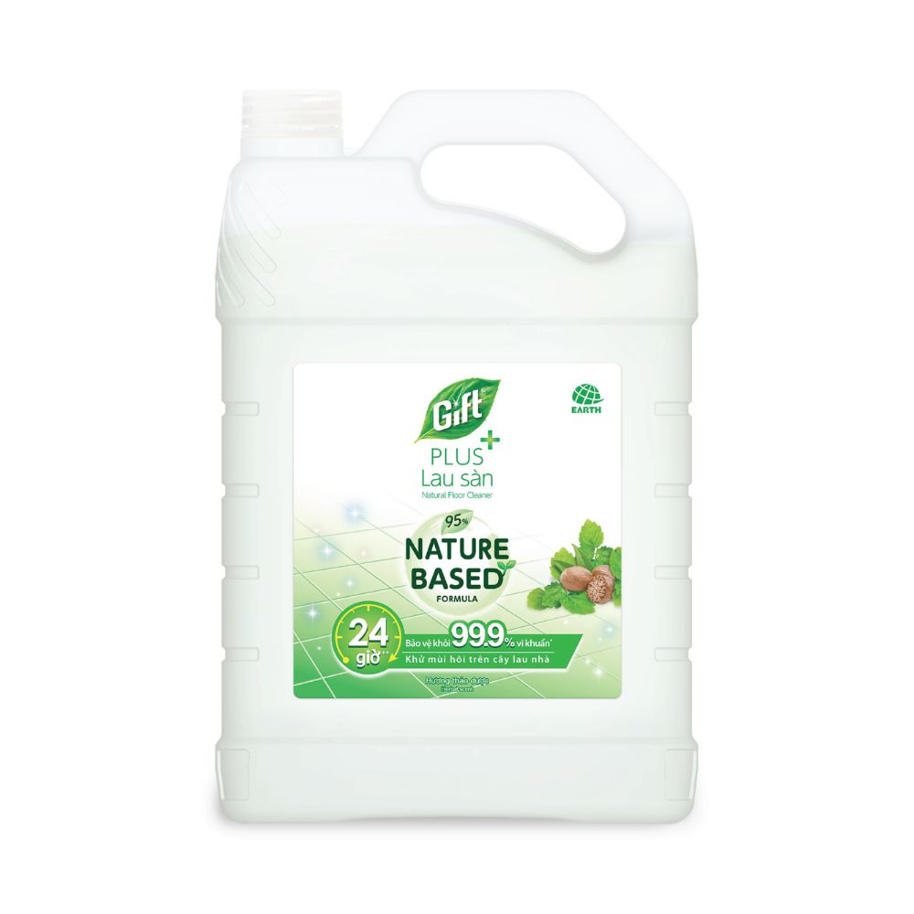 Gift Plus Natural Antibacterial Floor Cleaner Herbal Fragrance 3.8KG