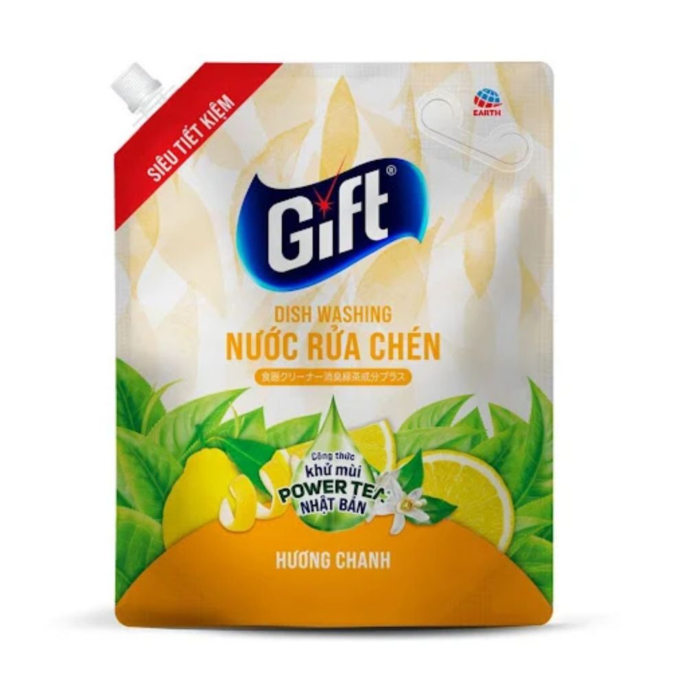 Nước Rửa Chén Gift Hương Chanh 3.6KG