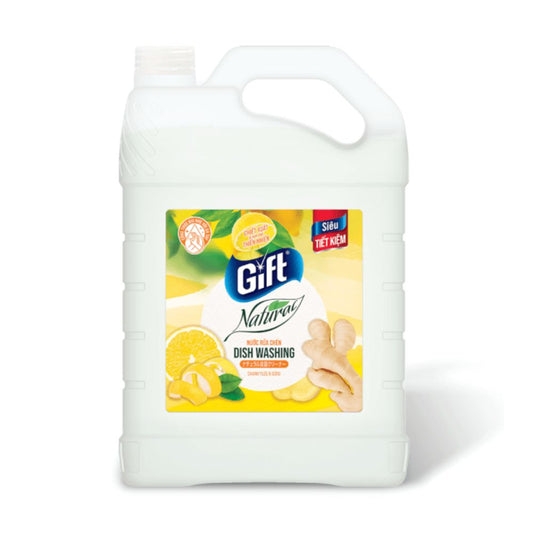 Nước Rửa Chén Gift Hương Chanh Yuzu Gừng 3.8KG