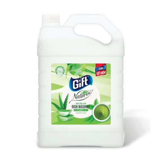 Nước Rửa Chén Gift Hương Trà Matcha Lô Hội 3.8KG