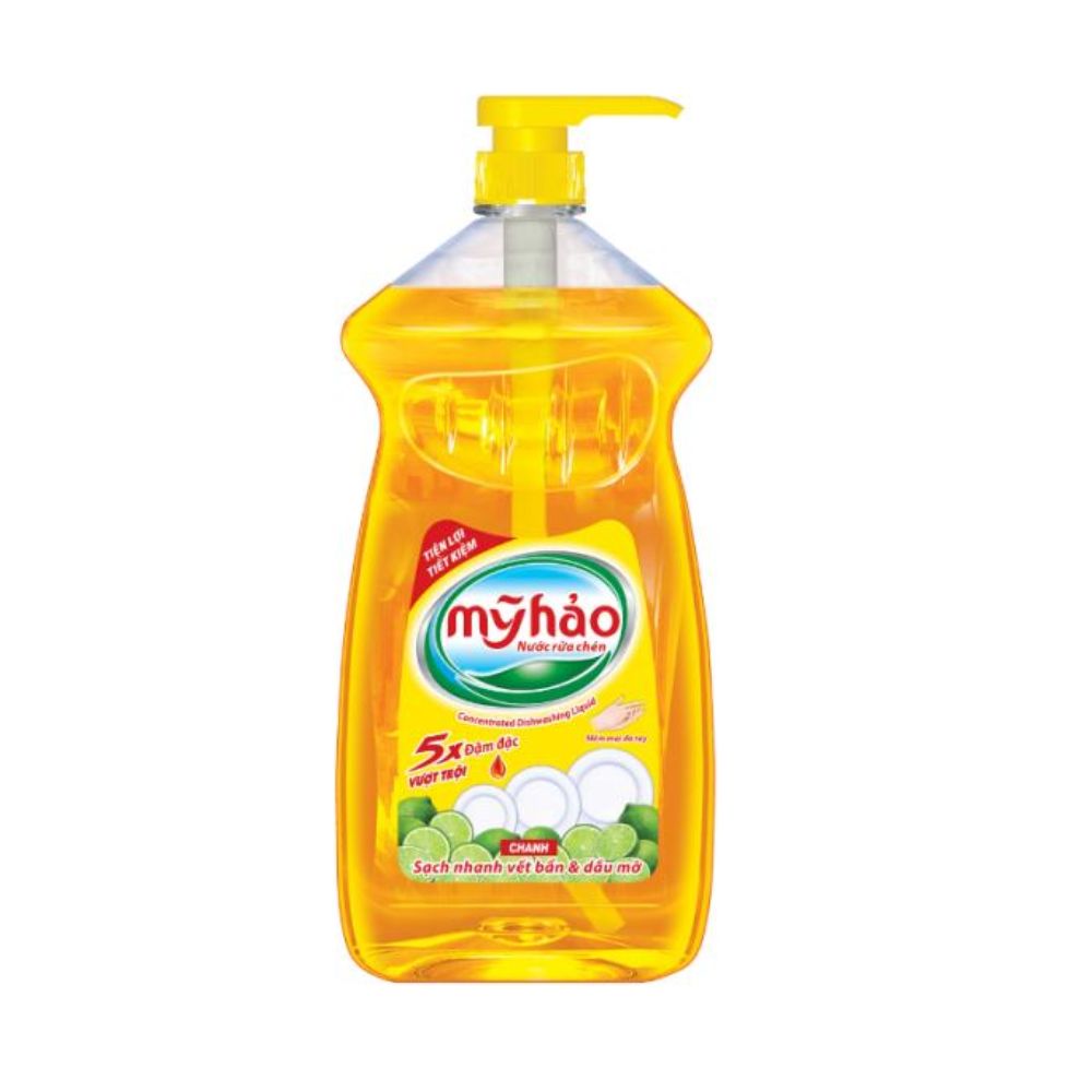 Nước Rửa Chén Mỹ Hảo 5X Chanh 1.5KG
