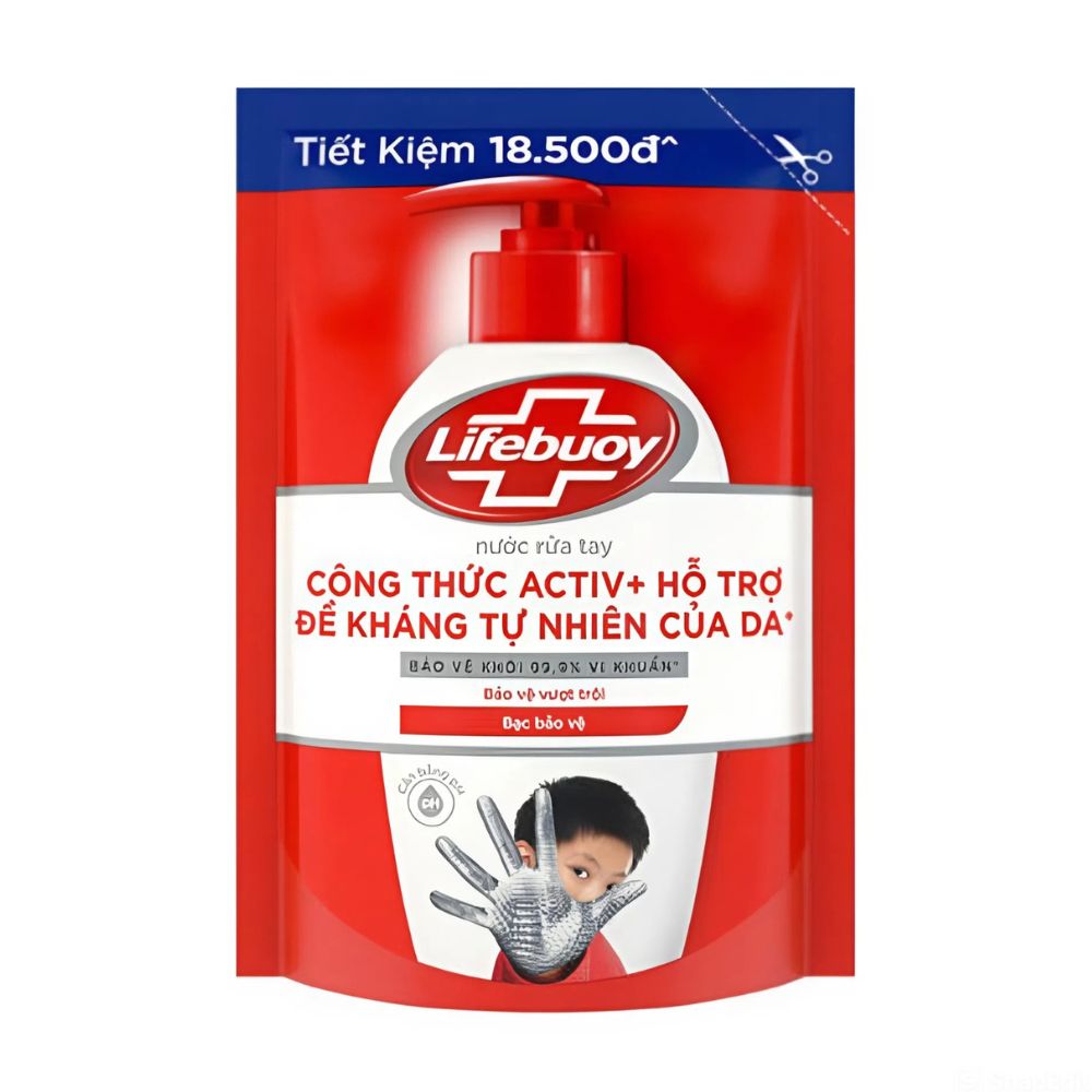 Nước Rửa Tay Lifebuoy Bạc Bảo Vệ 400G