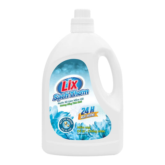 Nước Xả Làm Mềm Vải Lix Sạch Thơm Hương Năng Tinh Khôi 1.8L