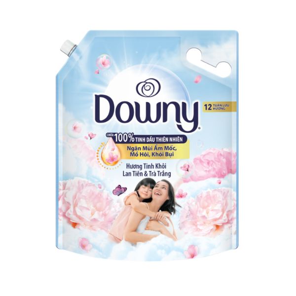 Nước Xả Vải Downy Tinh Khôi Lan Tiên & Trà Trắng 3.2L