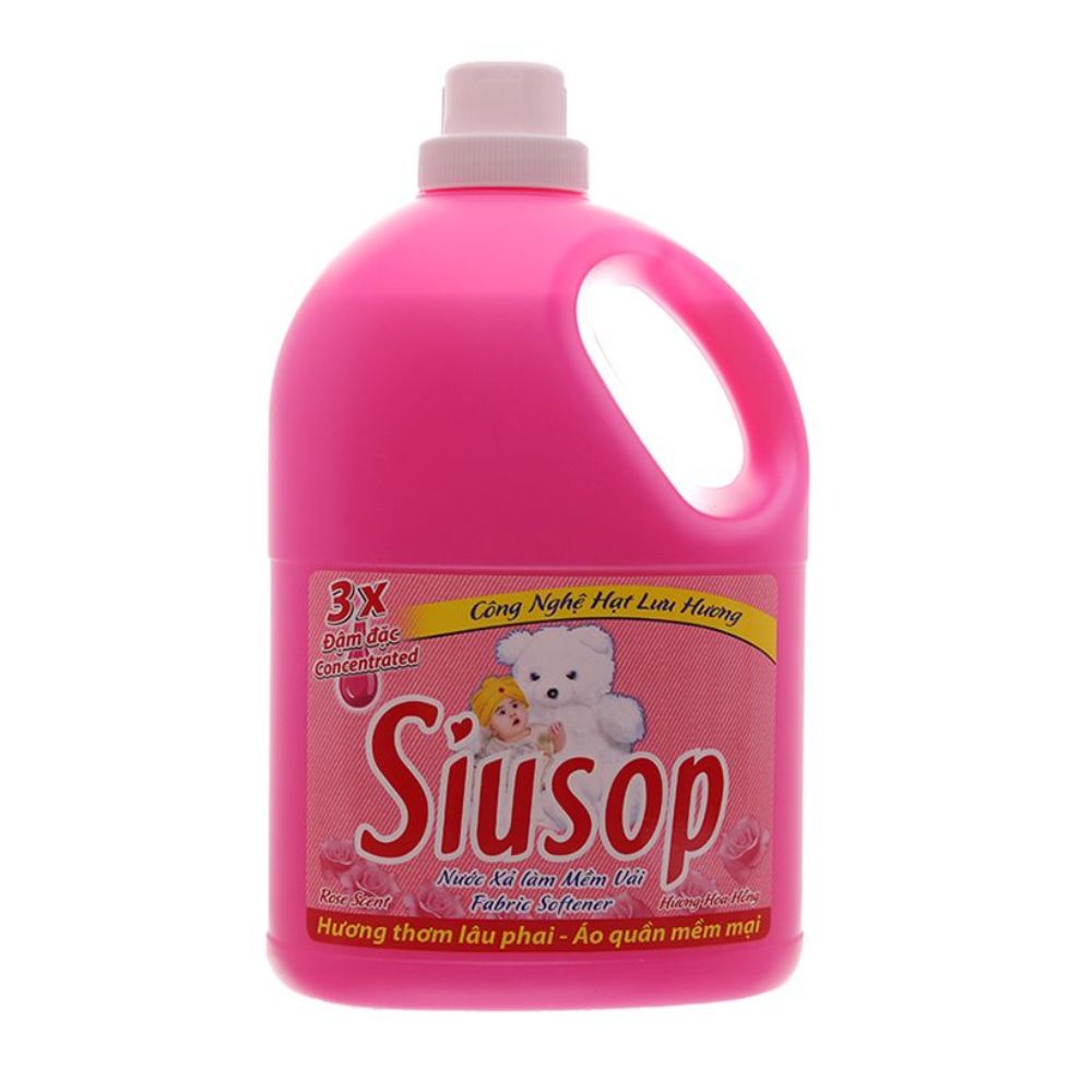 Nước Xả Vải Siusop Đậm Đặc 3X Hương Hoa Hồng 3.5L