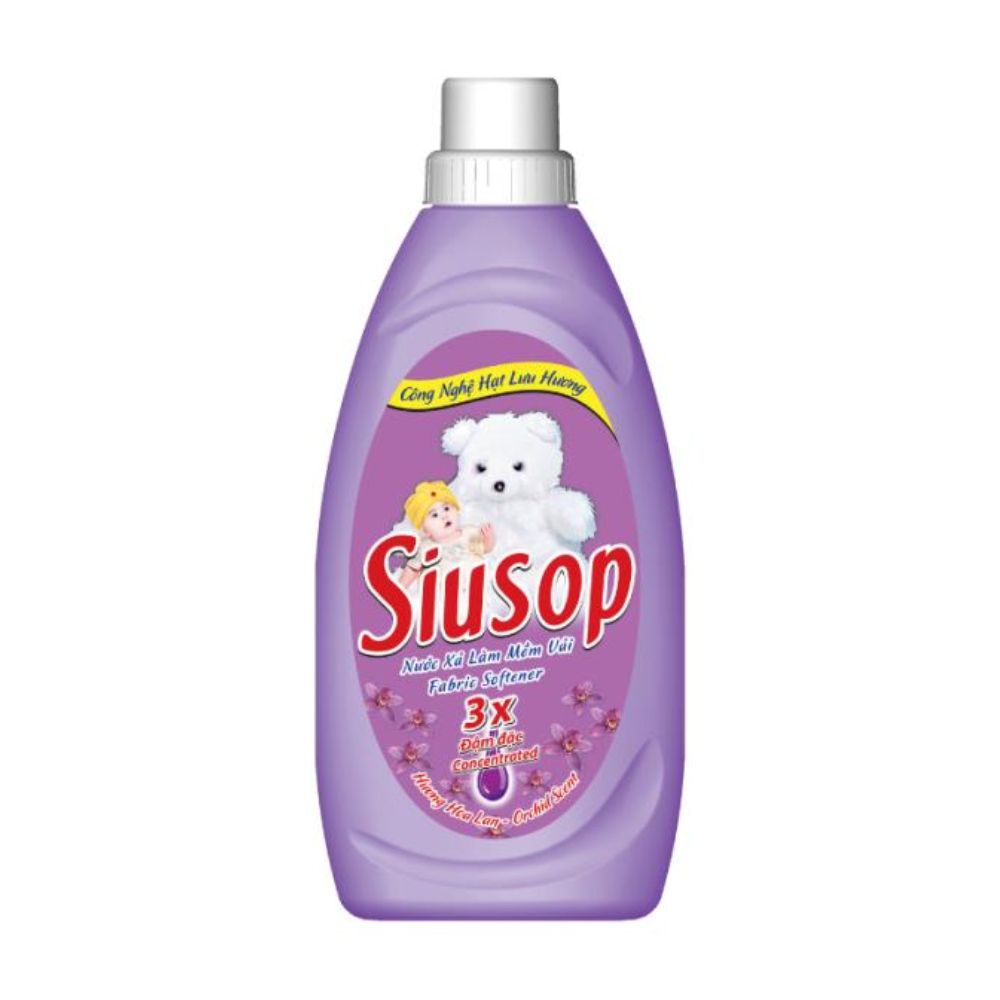 Nước Xả Vải Siusop Đậm Đặc 3X Hương Hoa Lan 900ML