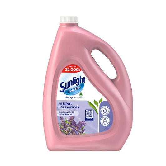 Nước lau sàn Sunlight Tinh dầu thảo mộc hương Lavender 3.6KG