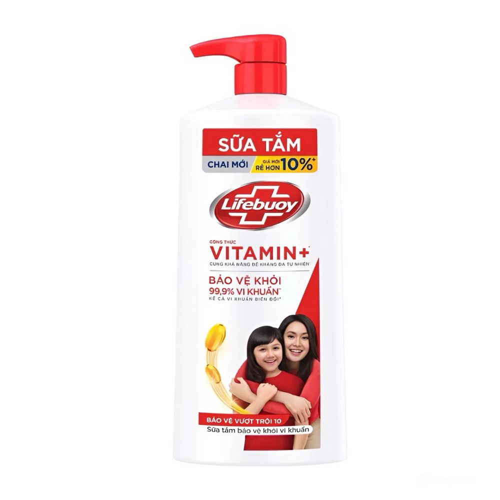Sữa Tắm Lifebuoy Bảo Vệ Vượt Trội 800G
