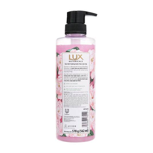 Sữa Tắm Lux Hương Hoa Hồng Pháp Nồng Nàn 570G