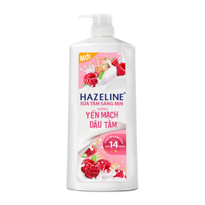Sữa tắm Hazeline Sáng Da Yến Mạch Dâu Tằm 1KG