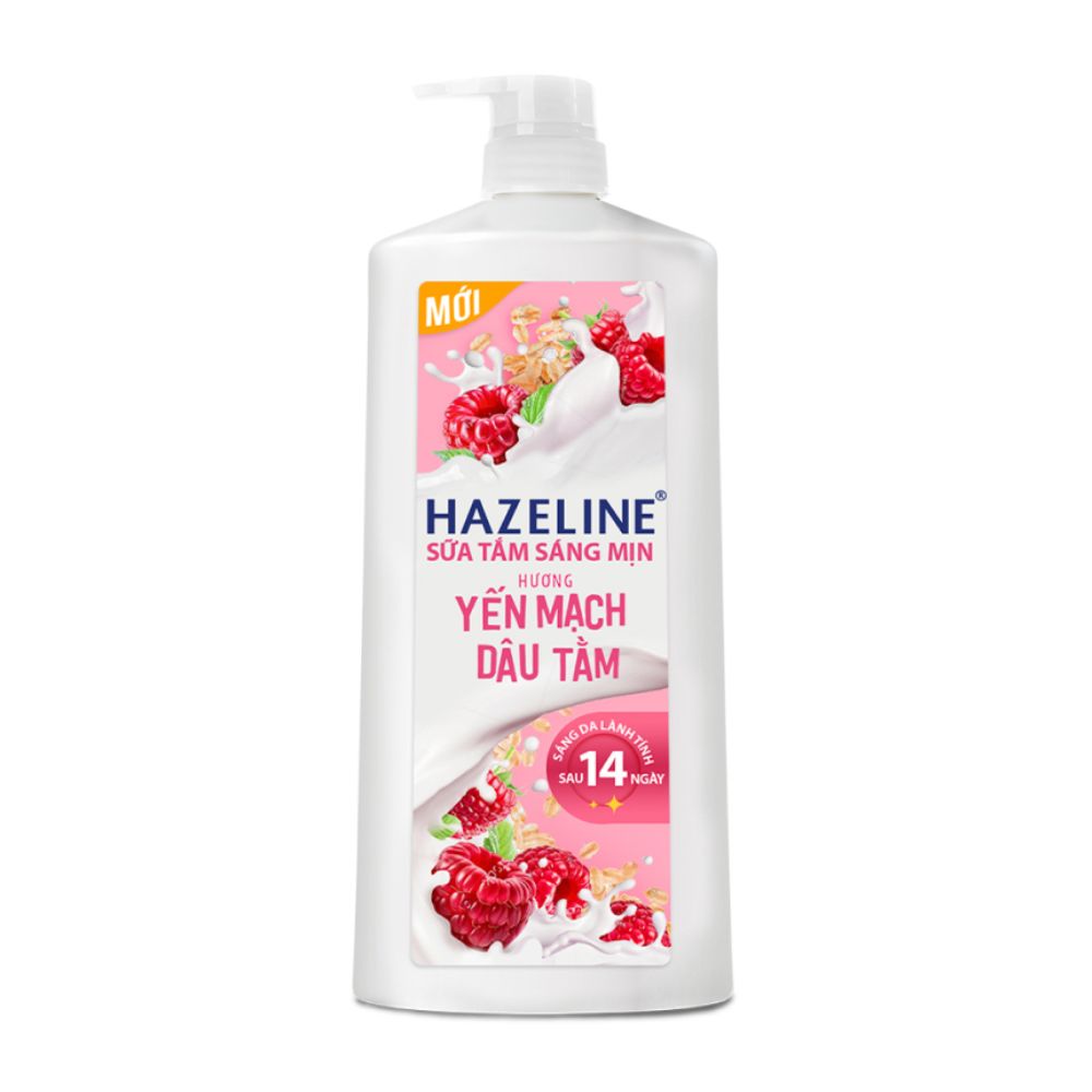 Sữa Tắm Hazeline Sáng Da Yến Mạch Dâu Tằm 670G