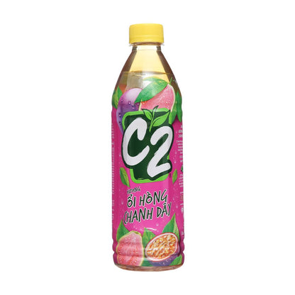 C2 绿茶粉红番石榴百香果味 455毫升