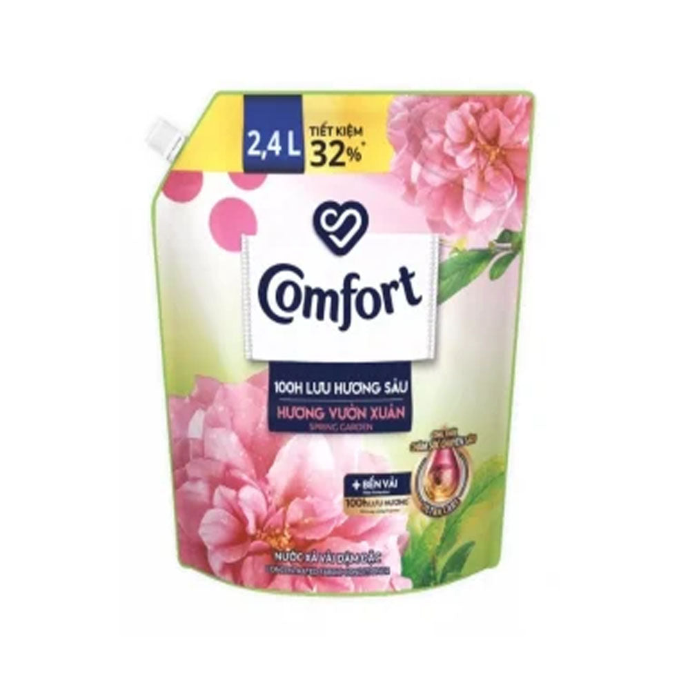 Nước Xả Vải Comfort Hương Vườn Xuân Túi 2.4L