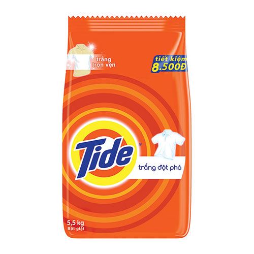 Bột Giặt Tide Trắng Đột Phá 5.3kg