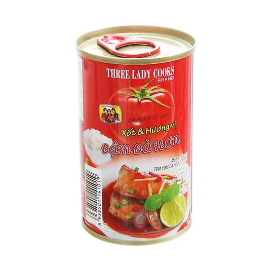 cá hộp 3 cô gái