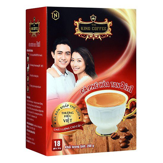 Cà phê Sữa Hòa Tan TNI King Coffee G7 3in1 16g*50 gói