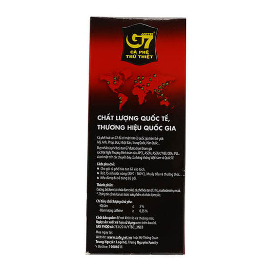 Cà Phê Sữa Trung Nguyên G7 3in1 16g x 24 Hộp