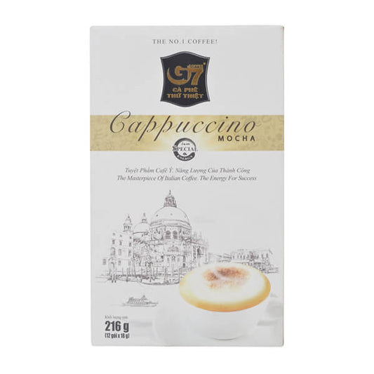 Cà Phê Trung Nguyen G7 3in1 Cappuccino Hương Mocha 18G x 12 Gói