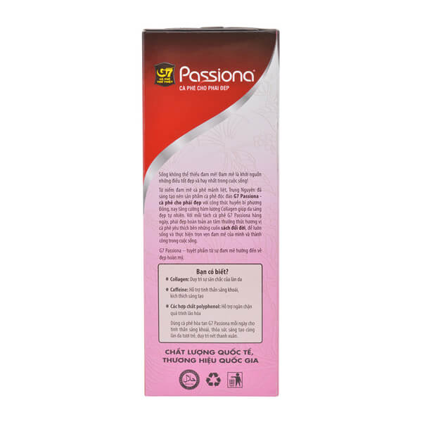 Cà Phê Trung Nguyên G7 3in1 Passiona 16g x 24 hộp