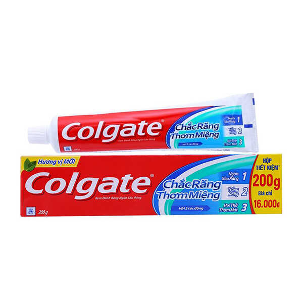 Kem Đánh Răng Colgate Chắc Răng Thơm Miệng 180G