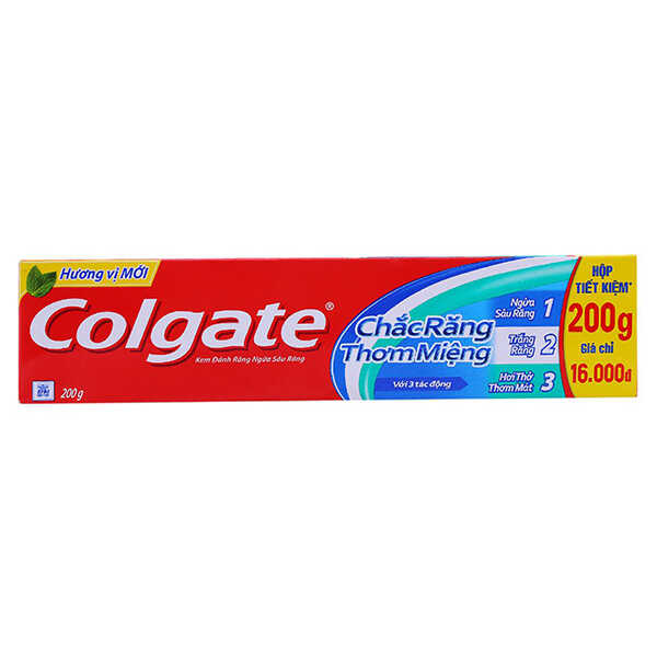 Kem Đánh Răng Colgate Chắc Răng Thơm Miệng 180G