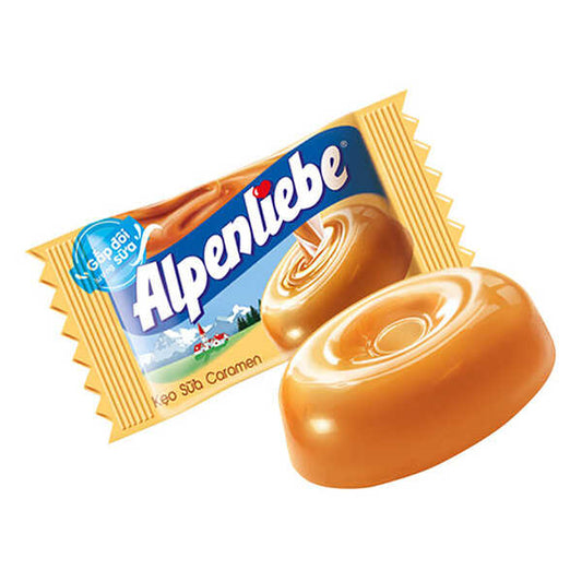 Kẹo Alpenliebe Hương Sữa Caramen Gói 34 viên
