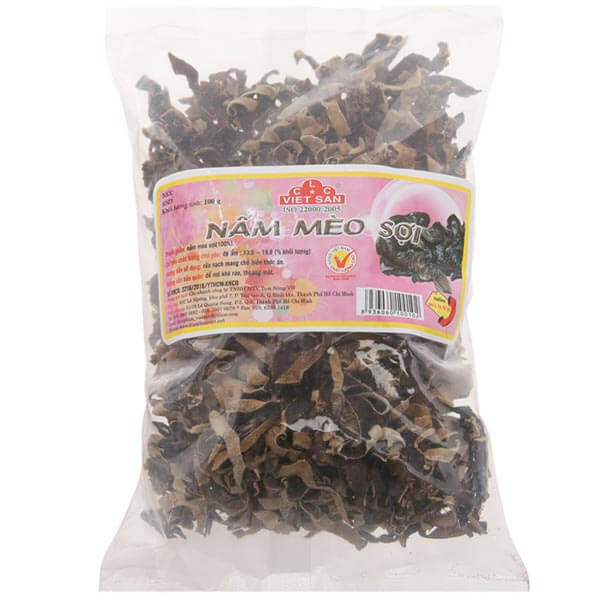 Nấm Mèo Khô Việt San 100G