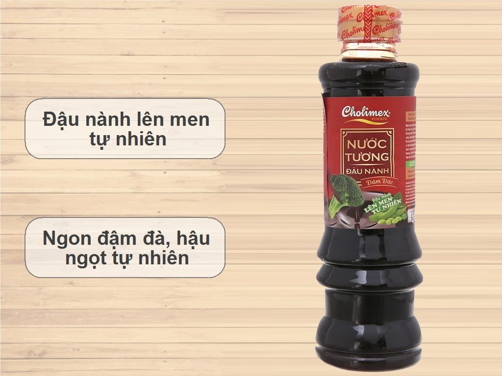Nước tương đậu nành đậm đặc Cholimex chai 300ml