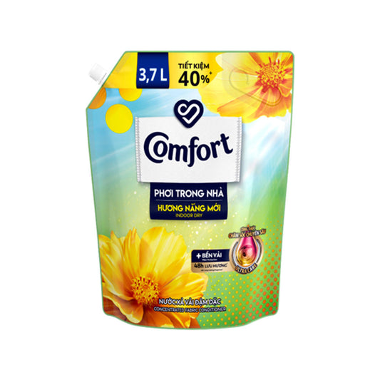 Nước Xả Vải Comfort Phơi Trong Nhà Hương Nắng Mới Túi 3.7L