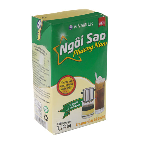Sữa Đặc Có Đường Ngôi Sao Phương Nam Hộp Xanh Lá 1.284kg