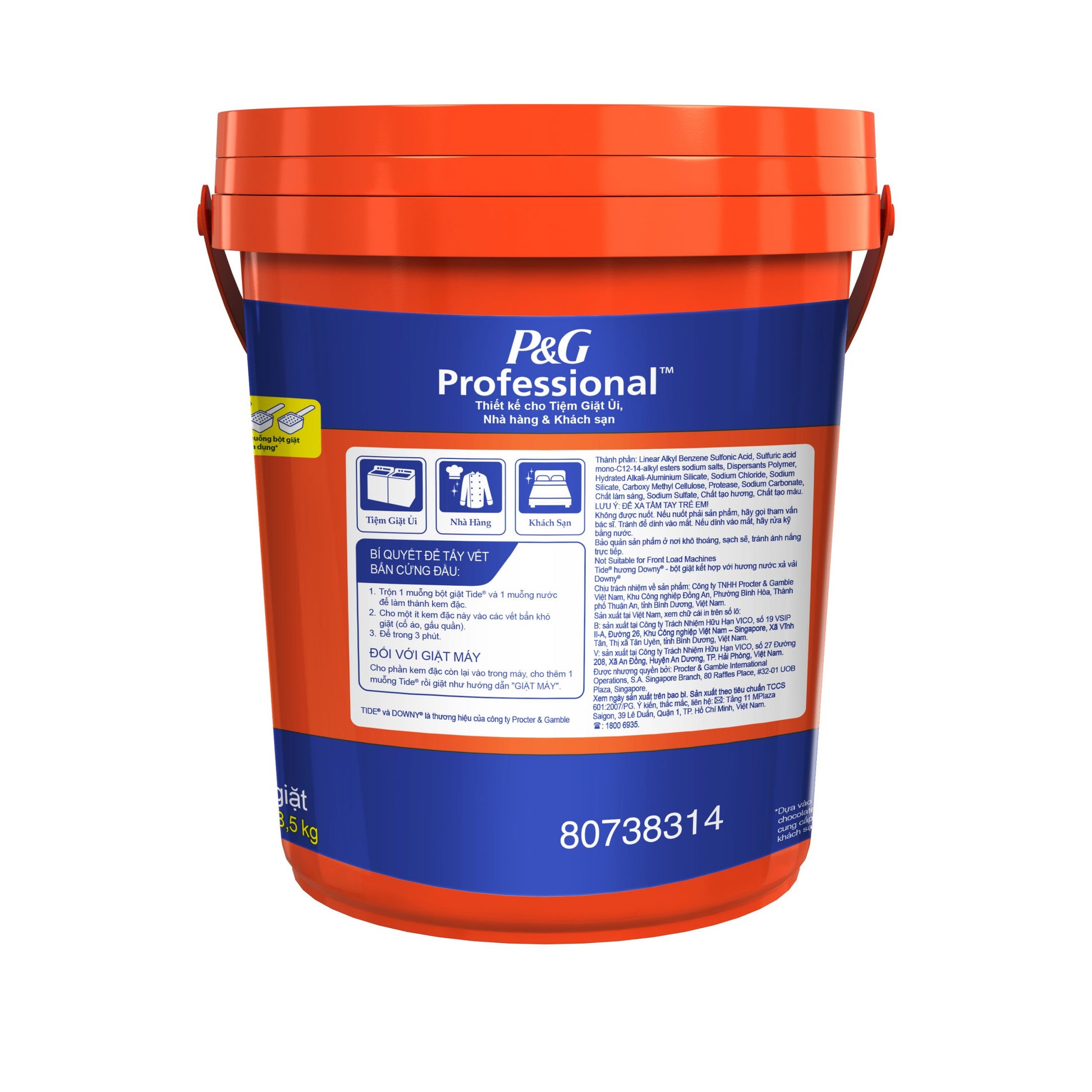 Bột Giặt Tide Xô 8.5kg