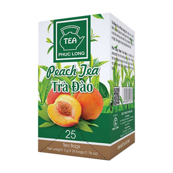Phuc Long peach tea bags 2g
