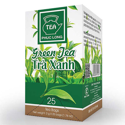 Trà xanh túi lọc Phúc Long 2g