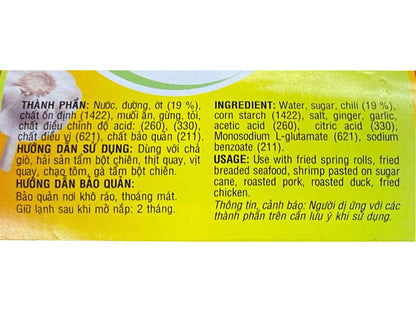 Tương Ớt Chua Ngọt Cholimex 270gr