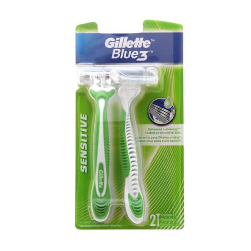2 Cây Dao Cạo Râu 3 Lưỡi Gillette Blue 3 Sensitive