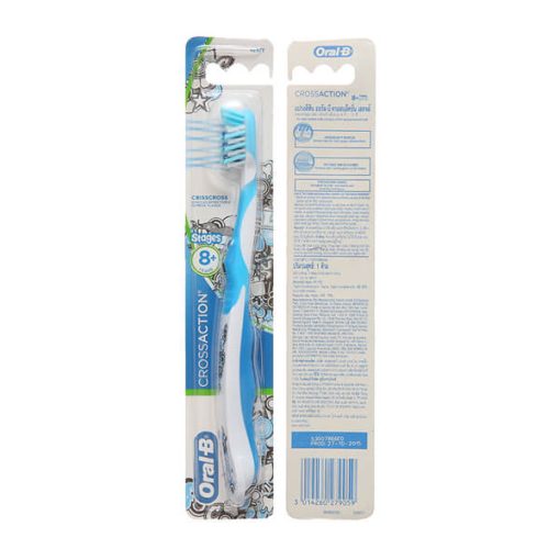 Bàn Chải Cho Bé Trên 8 Tuổi Oral-B Cross Action Lông Mềm