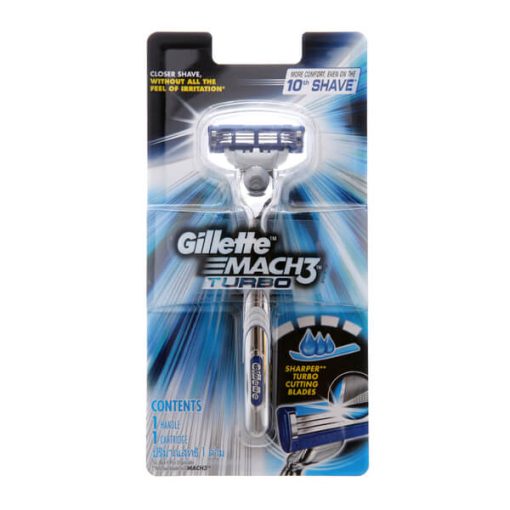 Dao Cạo Râu 3 Lưỡi Gillette Mach 3 Turbo