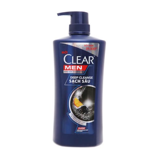 Dầu Gội Clear Men Sạch Sâu Da Đầu 650g