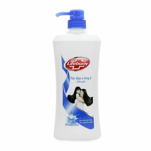 Dầu Gội Lifebuoy Tóc Dày Óng Ả  640g